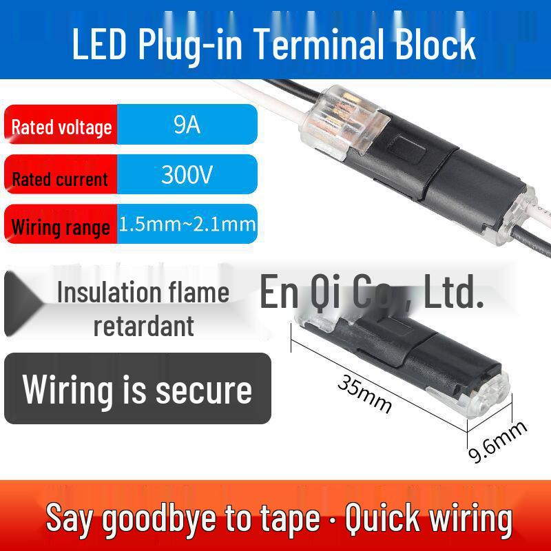 Solderless LED Quick Connect Terminal Blocks
Solderless LED Quick Connect Terminal Blocks