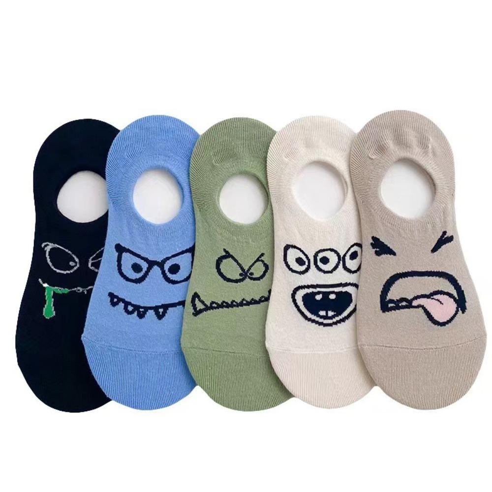 5 Pairs Non-slip Women Boat Socks Breathable Cartoon Socks Thin Invisible Socks Spring and Summer синій 
5 Pairs Non-slip Women Boat Socks Breathable Cartoon Socks Thin Invisible Socks Spring and Summer синій
