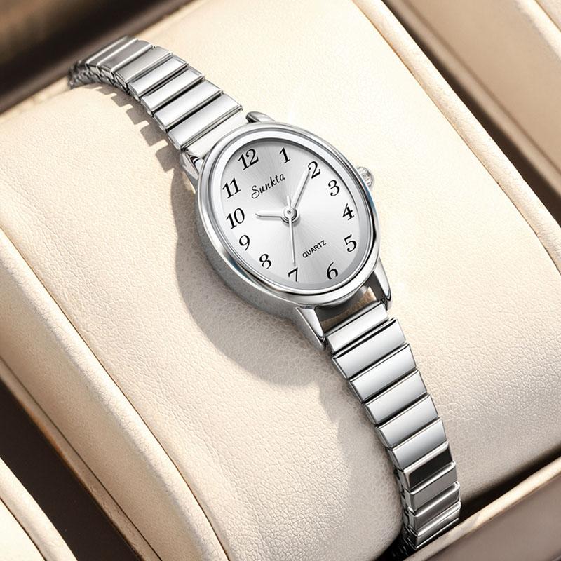 SUNKTA Quartz Watch For Women Oval Golden Stainless Steel Bracelet Watch Ladies Waterproof Digital Dial Watch Femme Reloj Mujer серебро белый
SUNKTA Quartz Watch For Women Oval Golden Stainless Steel Bracelet Watch Ladies Waterproof Digital Dial Watch Femme Reloj Mujer серебро белый
