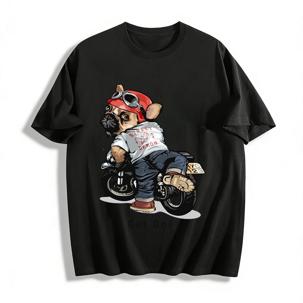 Vintage Motorcycle French Bulldog Print Casual Streetwear Unisex Tee Pure cotton T-shirt XXS
Vintage Motorcycle French Bulldog Print Casual Streetwear Unisex Tee Pure cotton T-shirt XXS