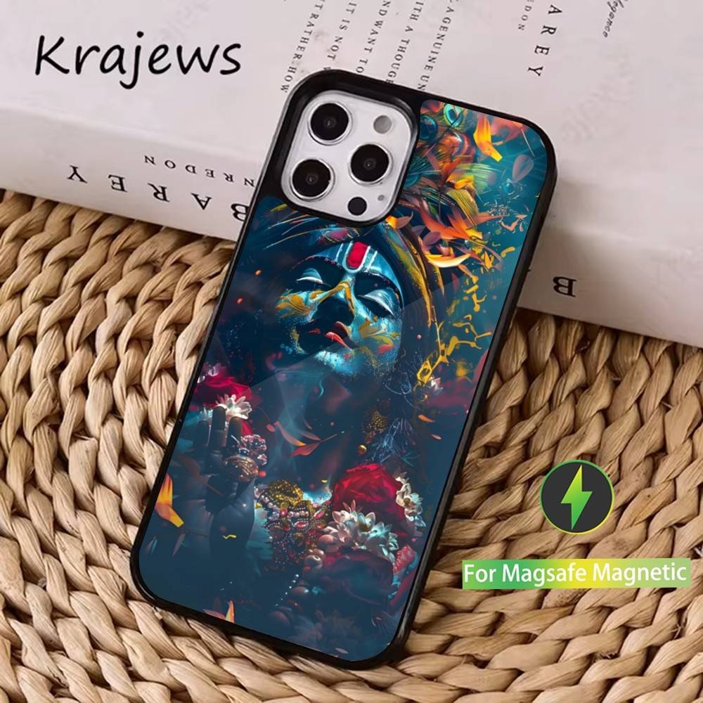 Krishna Indian God Lord Phone Case For iPhone 16,15,14,17,13,12,11,Pro,Max,Plus,Mini, Magsafe,Magnetic Wireless Charging Case iPhone16
Krishna Indian God Lord Phone Case For iPhone 16,15,14,17,13,12,11,Pro,Max,Plus,Mini, Magsafe,Magnetic Wireless Charging Case iPhone16