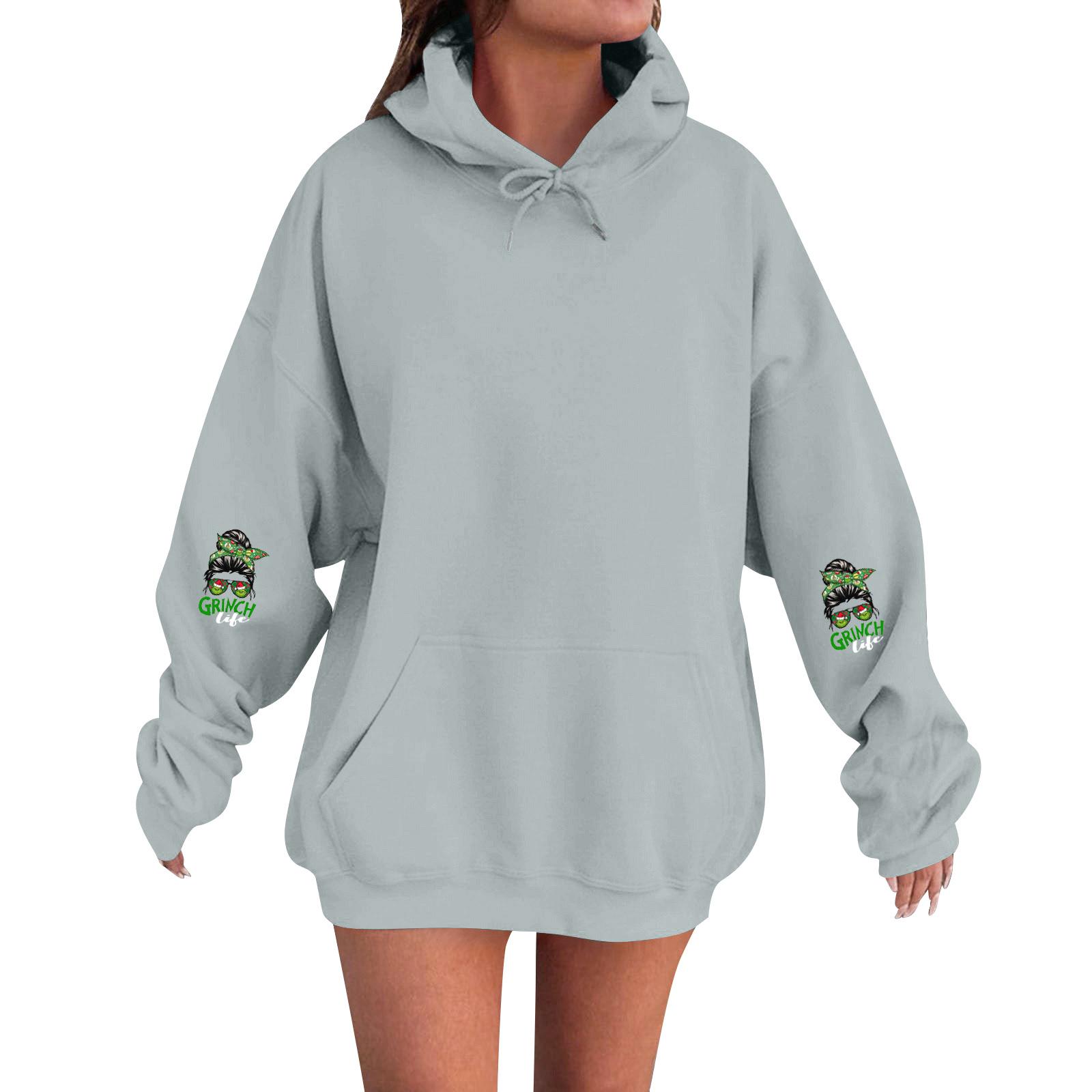 Женский модный, расслабленный и удобный свитер с круглым вырезом и капюшоном, с длинными рукавами и рождественским принтом, теплый свитер S
Женский модный, расслабленный и удобный свитер с круглым вырезом и капюшоном, с длинными рукавами и рождественским принтом, теплый свитер S