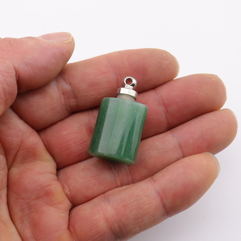 Semi-Precious Stone Flat Cylindrical Perfume Bottle Pendant Diy Jewelry Fashionable And Simple Production Necklace Pendant N770
Semi-Precious Stone Flat Cylindrical Perfume Bottle Pendant Diy Jewelry Fashionable And Simple Production Necklace Pendant N770