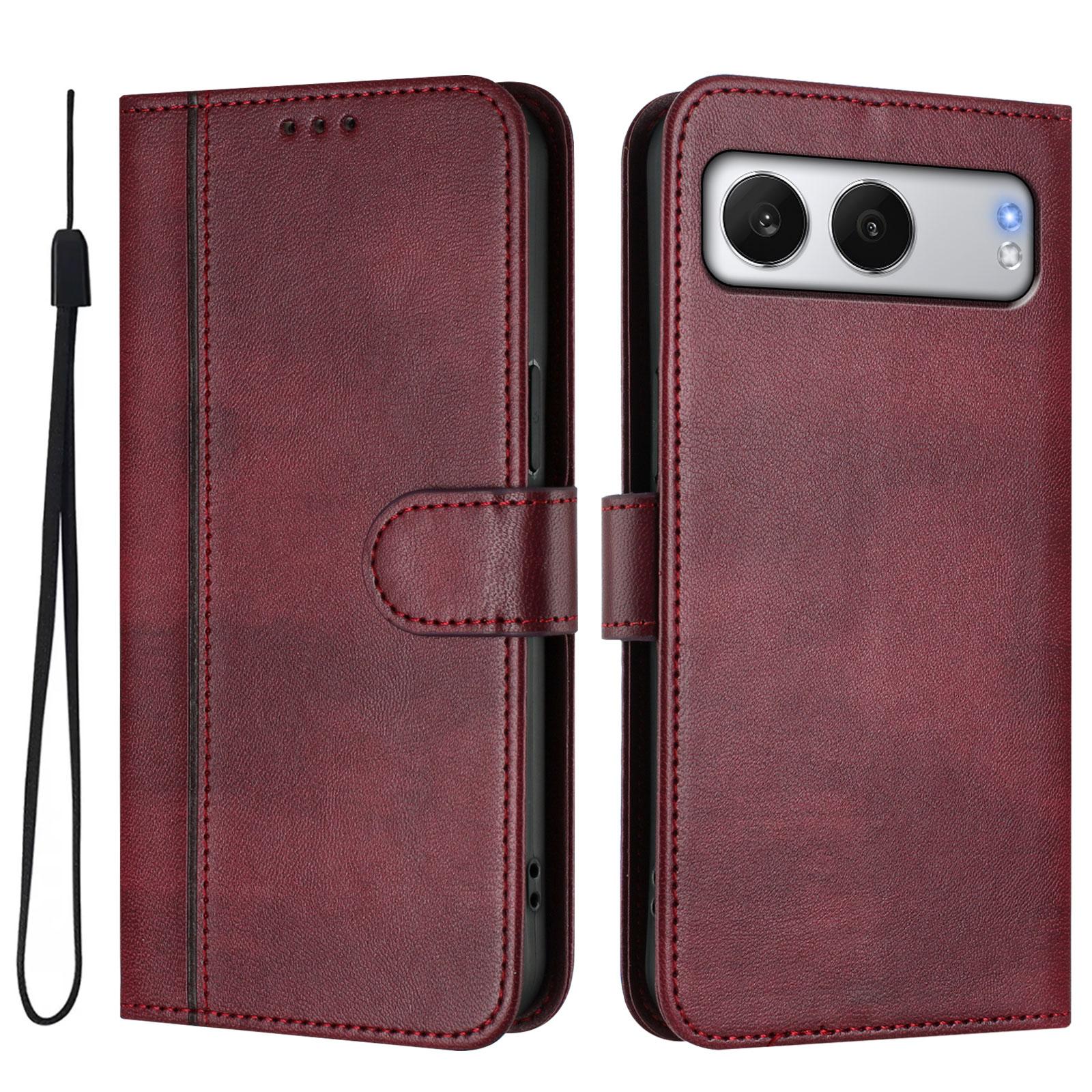Чохли для OnePlus Nord 4 Гаманець Підставка Шкіряний чохол для телефону з ремінцем Wine Red
Чохли для OnePlus Nord 4 Гаманець Підставка Шкіряний чохол для телефону з ремінцем Wine Red