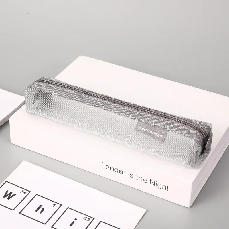 Zipper Girl Makeup Cases Black Grey White Brush Cosmetic Bags Transparent Mesh Pencil Case School Student Simple Solid Colour сірий
Zipper Girl Makeup Cases Black Grey White Brush Cosmetic Bags Transparent Mesh Pencil Case School Student Simple Solid Colour сірий
