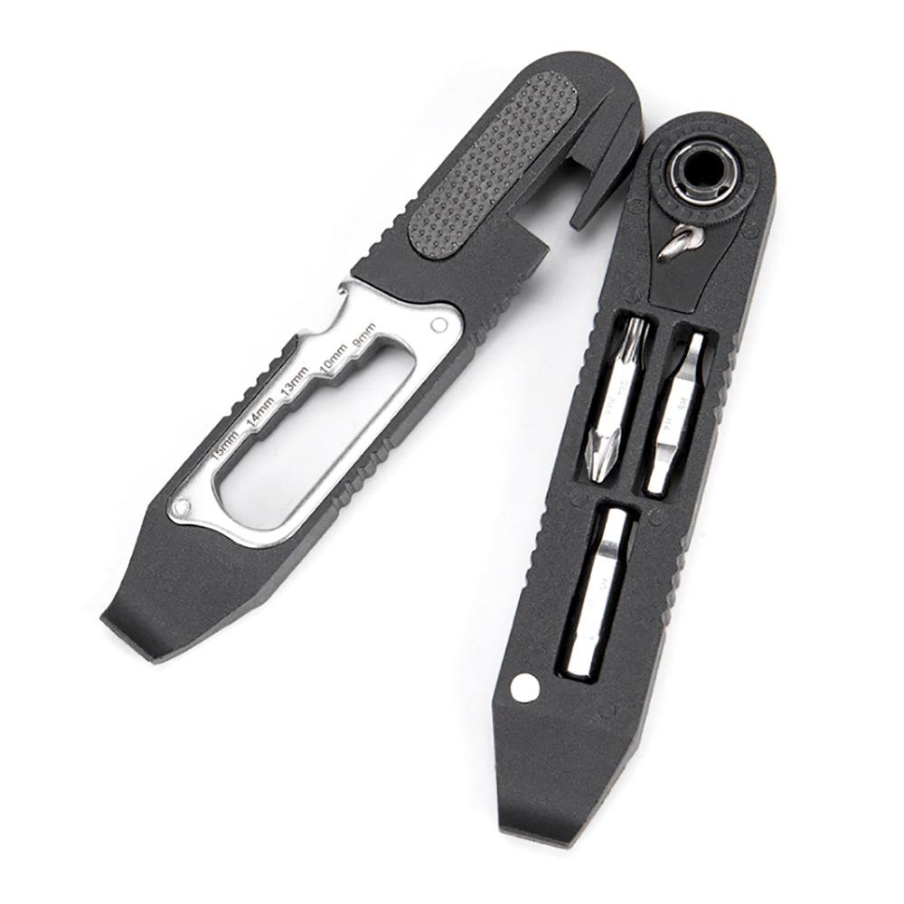 Bike Tire Levers Kit - 14 IN 1 Portable Bike Multitool with Mini Ratchet Wrench, Bike Tire Levers, Cone Wrenches & File Blade for MTB, Road Bicycle
Bike Tire Levers Kit - 14 IN 1 Portable Bike Multitool with Mini Ratchet Wrench, Bike Tire Levers, Cone Wrenches & File Blade for MTB, Road Bicycle