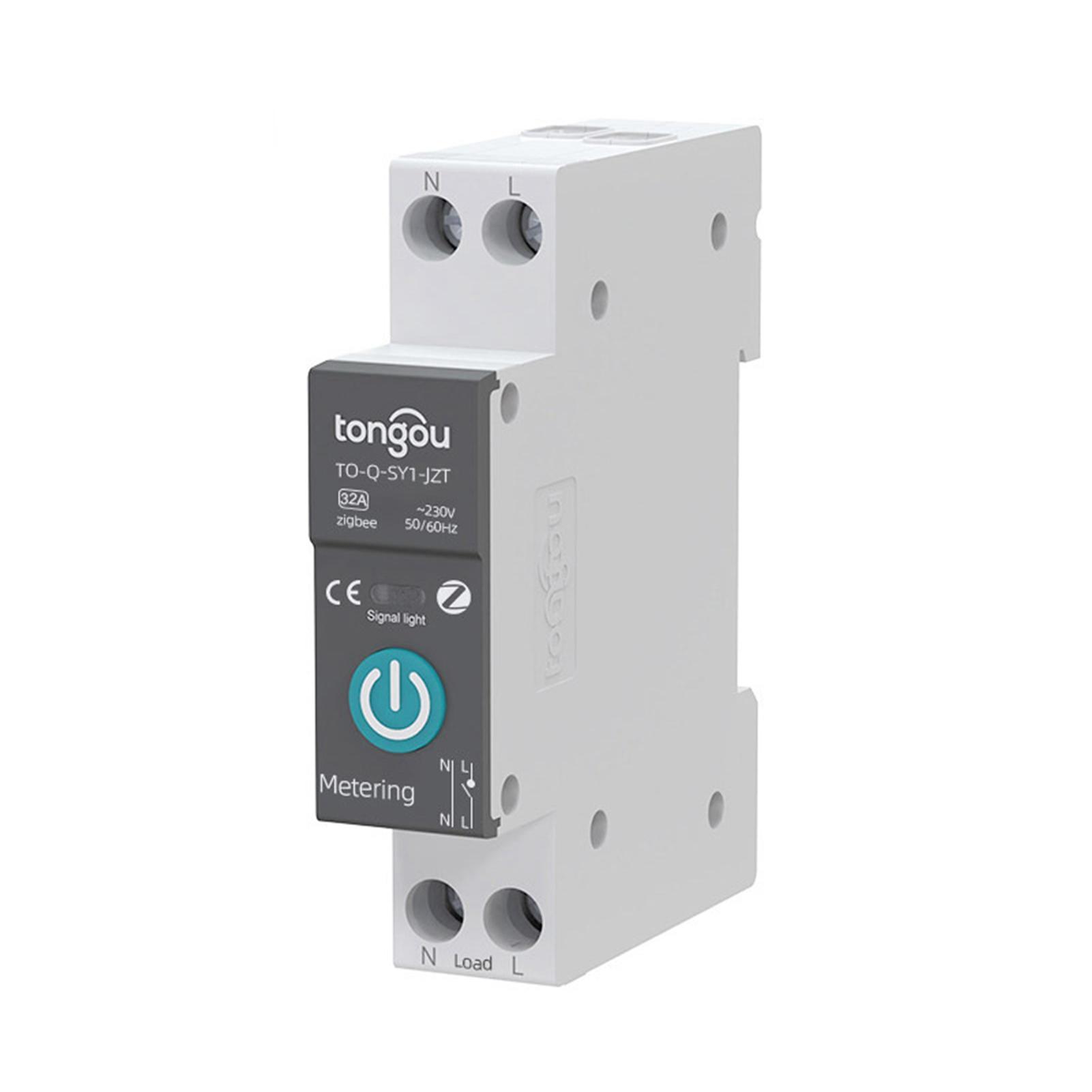 1P Intelligent Circuit Breaker Wireless Remote Control Circuit Breaker Automatic Monitoring Circuit Breaker Smart Home Equipment 32A
1P Intelligent Circuit Breaker Wireless Remote Control Circuit Breaker Automatic Monitoring Circuit Breaker Smart Home Equipment 32A