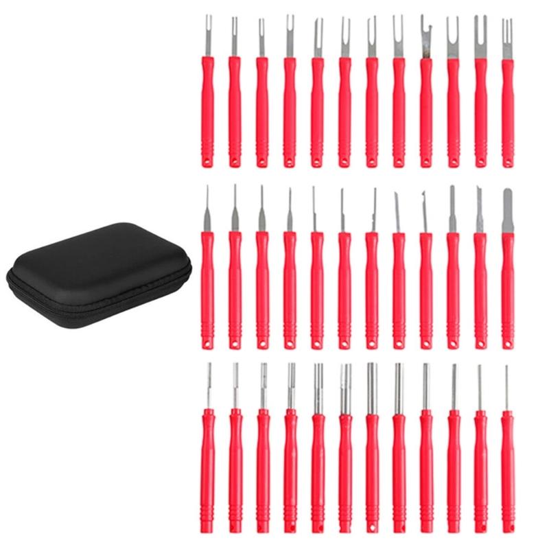 Terminal Removal Tool Set, Repair Removal Tool, Wire ConnectorTerminal Pin Extractor for Most ConnectorTerminal 6pcs
Terminal Removal Tool Set, Repair Removal Tool, Wire ConnectorTerminal Pin Extractor for Most ConnectorTerminal 6pcs