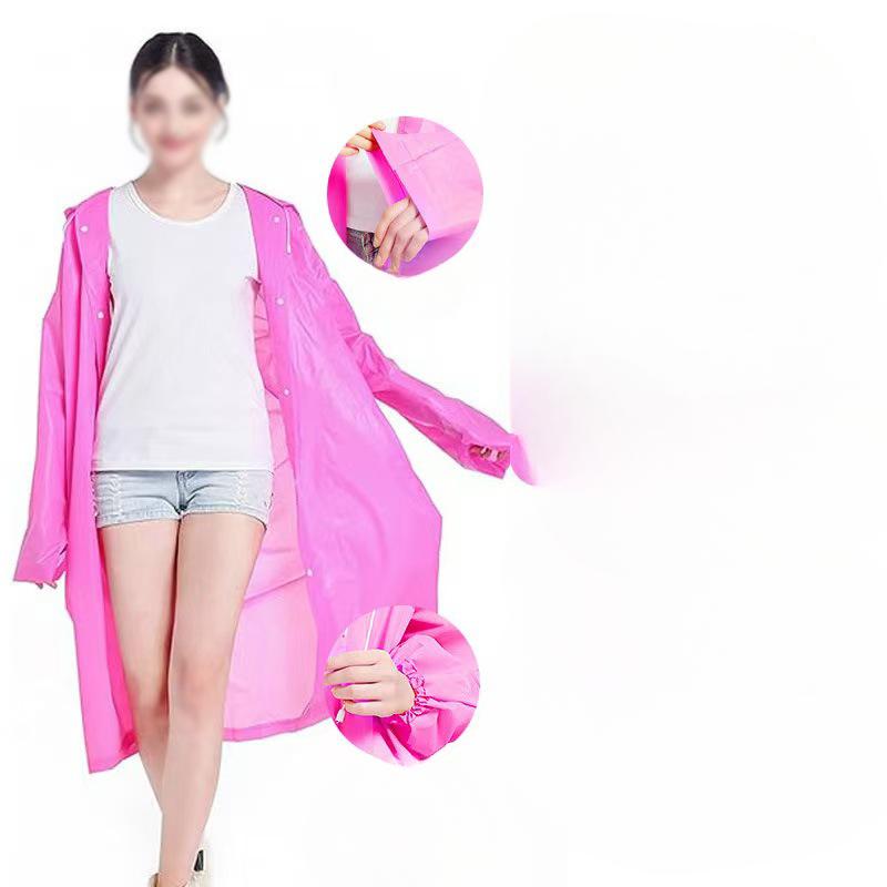 Non-disposable Raincoat Portable Rainproof One-piece Raincoat for Adult Travel 100g рожевий
Non-disposable Raincoat Portable Rainproof One-piece Raincoat for Adult Travel 100g рожевий
