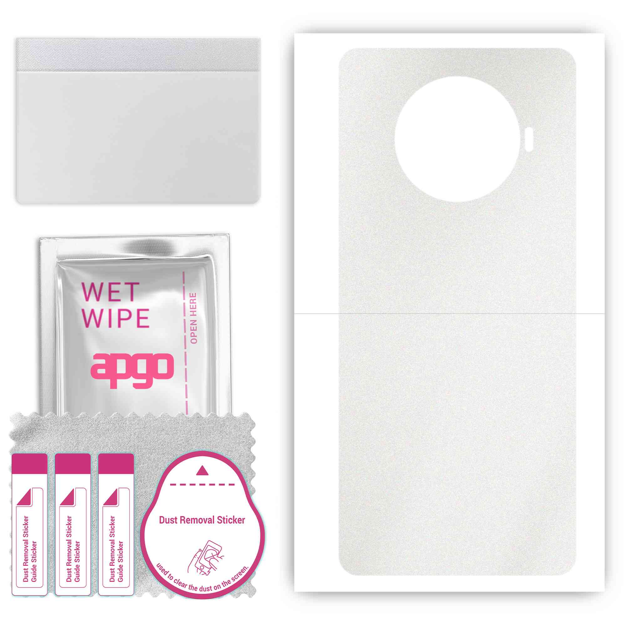 apgo Protective Skin Sticker for the back compatible with Oppo Ace2, Wrap Film, Foil, Vinyl - Pattern Matte Transparent
apgo Protective Skin Sticker for the back compatible with Oppo Ace2, Wrap Film, Foil, Vinyl - Pattern Matte Transparent
