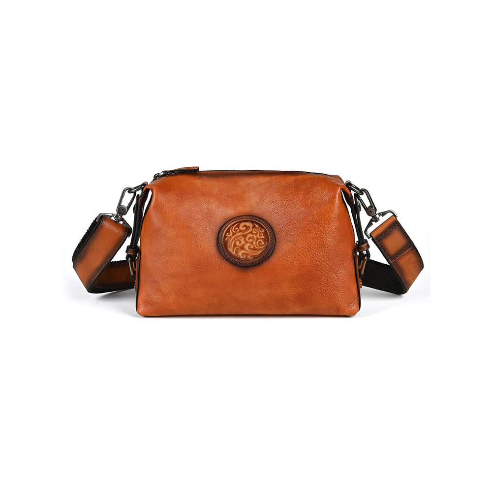 Whatna Antique-Style Tanned Natural Cowhide Leather Shoulder Bag for Men, CrossbodyChest Bag, Fits iPad 9.7 (Size 10.5 ), Genuine Leather, Small
Whatna Antique-Style Tanned Natural Cowhide Leather Shoulder Bag for Men, CrossbodyChest Bag, Fits iPad 9.7 (Size 10.5 ), Genuine Leather, Small