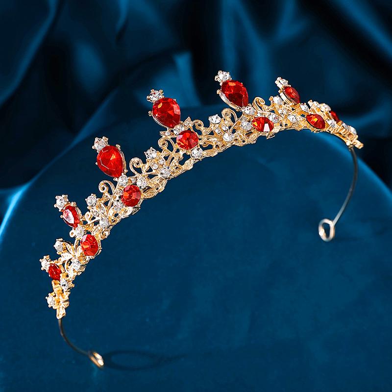 1 шт. аксессуары для вечеринки, корона для невесты, модное украшение для волос из сплава, элегантная принцесса со стразами