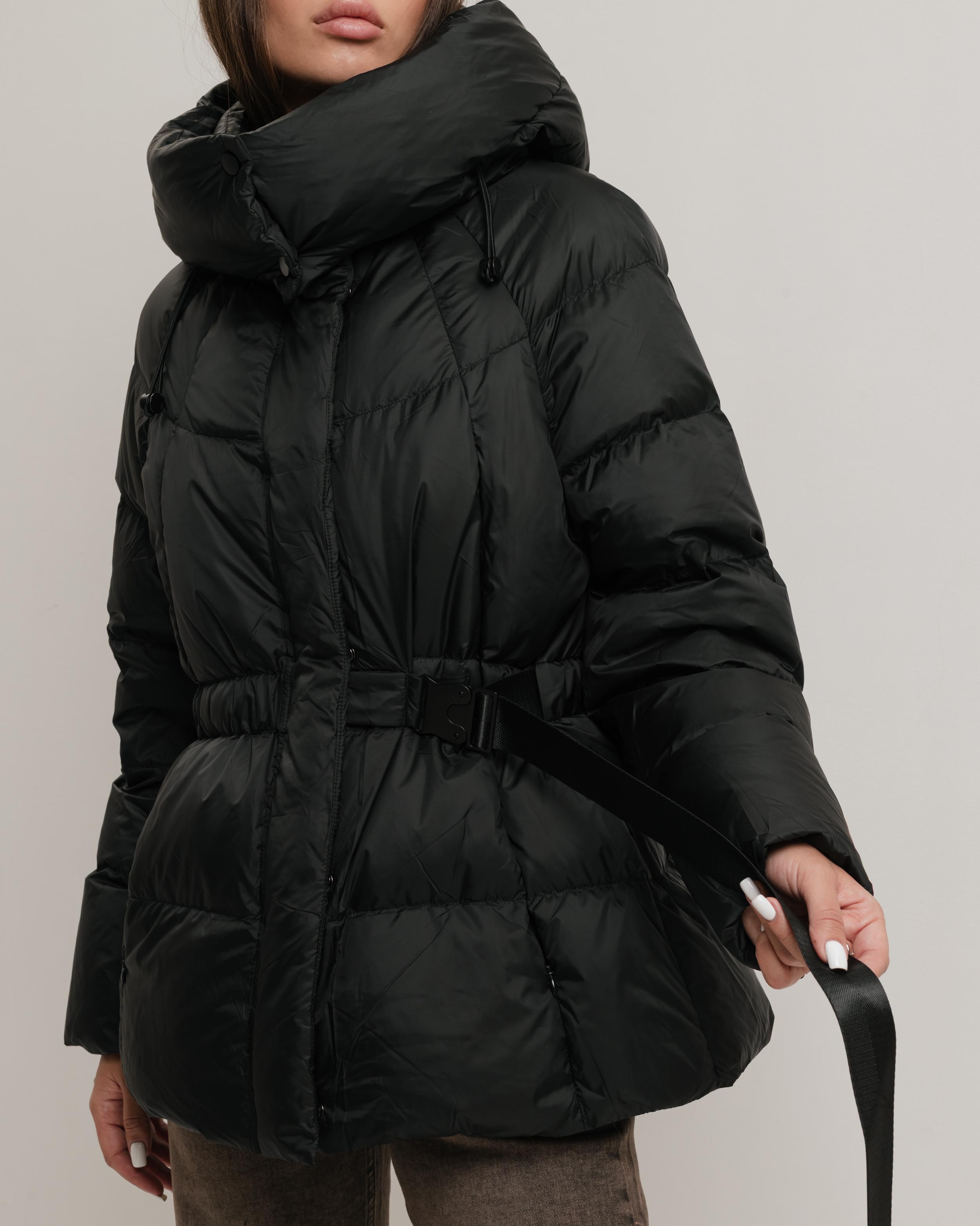 Куртка с поясом Clasna 25915 S черная M чорний
Куртка с поясом Clasna 25915 S черная M чорний