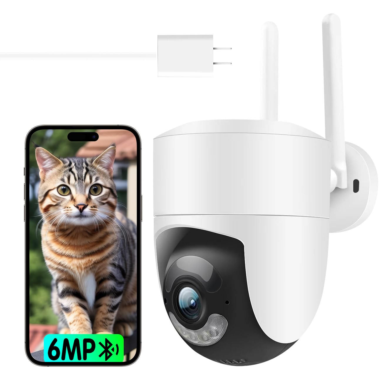 Model in January AESTIQUO 6 Million High Pixel Security Camera Outdoor Surveillance Camera Compact Bluetooth Pairing 5G Compatible 6MP Automatic
Model in January AESTIQUO 6 Million High Pixel Security Camera Outdoor Surveillance Camera Compact Bluetooth Pairing 5G Compatible 6MP Automatic