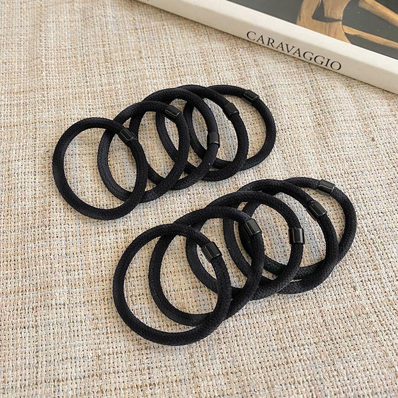 Korean durable black leather case, thick hair band, ponytail headrope, high elastic rubber band hair band, women s hair accessories.
Korean durable black leather case, thick hair band, ponytail headrope, high elastic rubber band hair band, women s hair accessories.