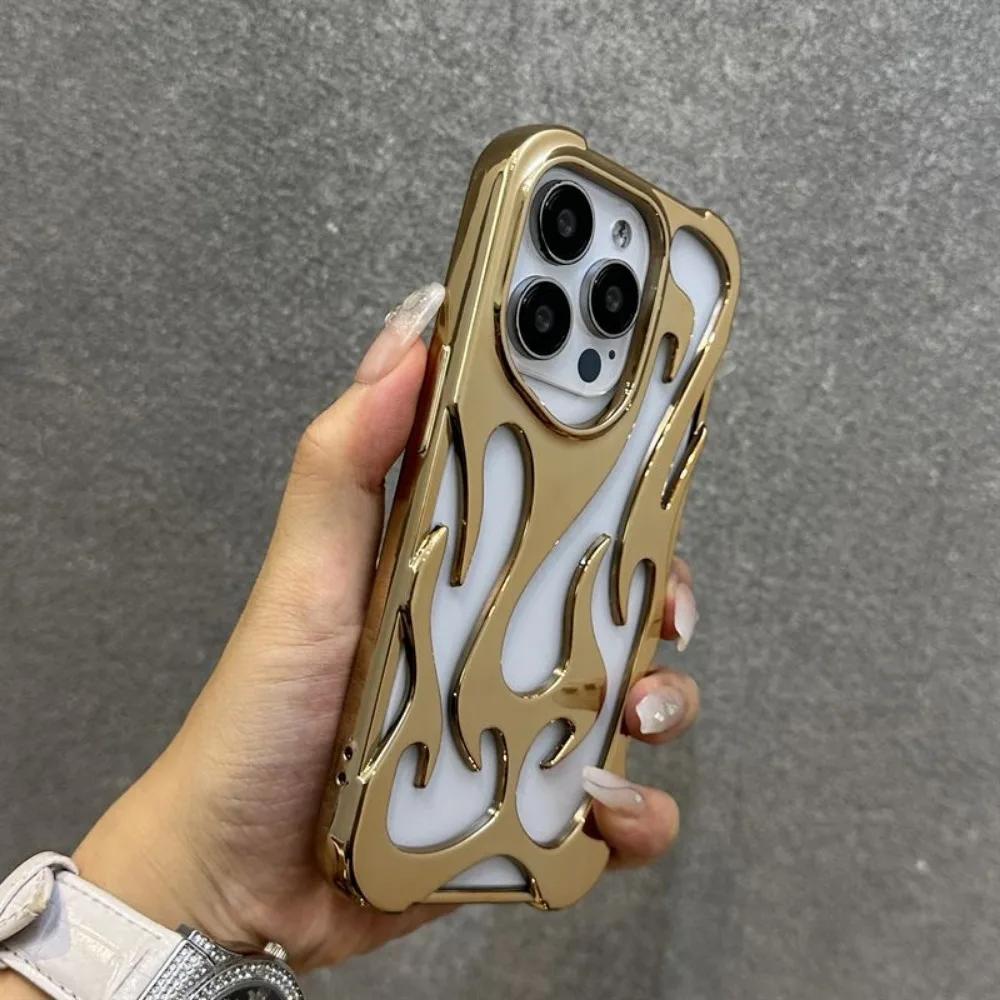 Новый чехол для телефона с 3D-рисунком пламени для iPhone 16 11 12 13 14 15 ProMax Plus Модный полый тонкий ударопрочный защитный мягкий чехол For iPhone 12
Новый чехол для телефона с 3D-рисунком пламени для iPhone 16 11 12 13 14 15 ProMax Plus Модный полый тонкий ударопрочный защитный мягкий чехол For iPhone 12