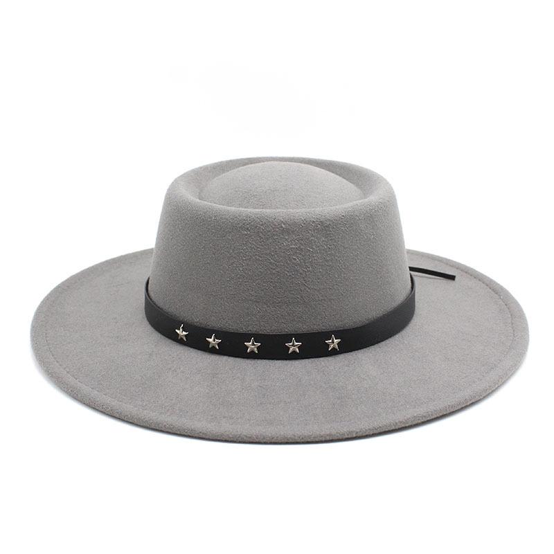 2022 Woolen Hat Women Spring And Autumn French Top Hat White Flat Edge Wide Brim British Men M(56-58cm) світло-сірого кольору
2022 Woolen Hat Women Spring And Autumn French Top Hat White Flat Edge Wide Brim British Men M(56-58cm) світло-сірого кольору
