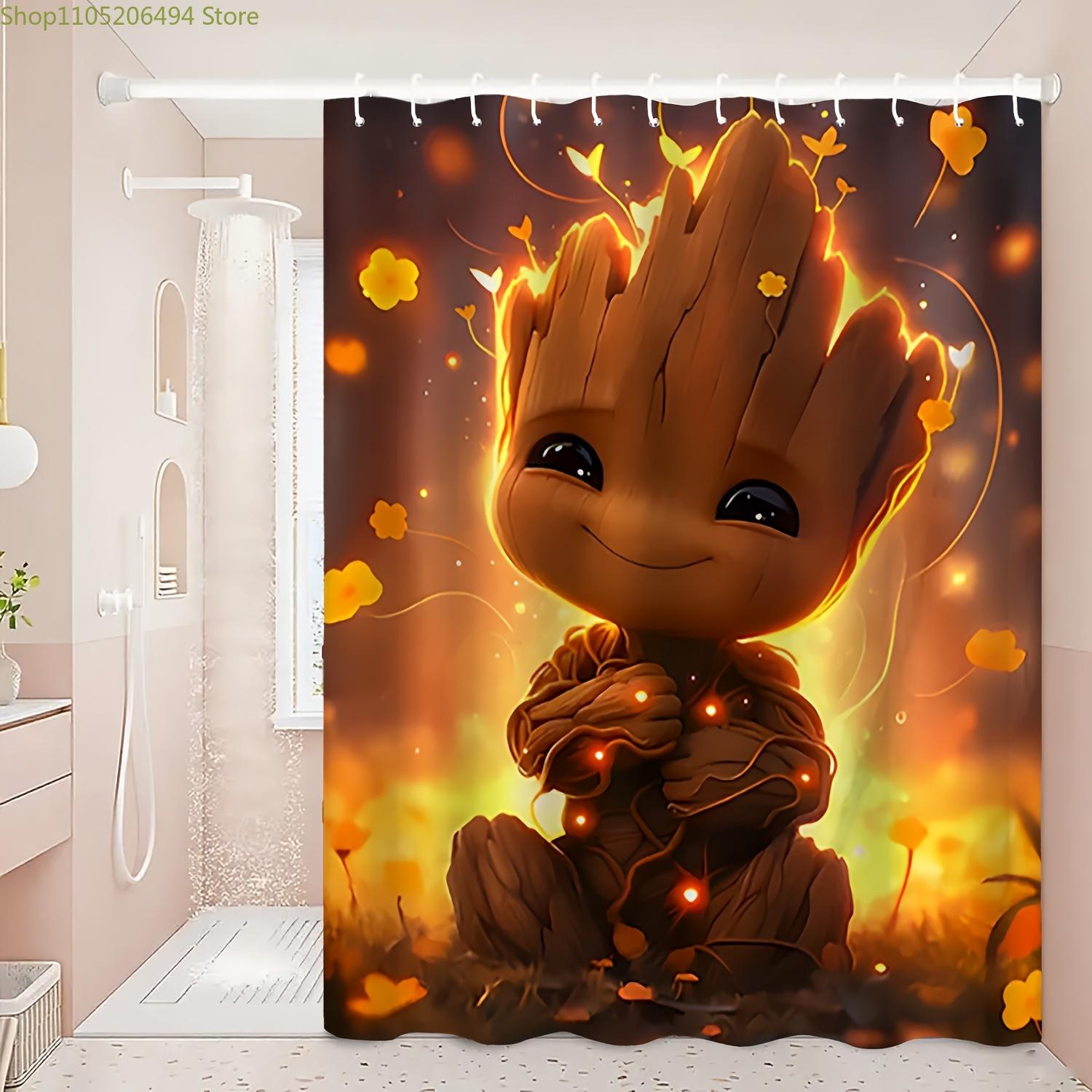 Marvel 1pc Printed Shower Curtain with Groot Design, Durable, Perfect for Cozy Home Bathrooms or Guest Bathrooms, Halloween/Ch 90x180cm
Marvel 1pc Printed Shower Curtain with Groot Design, Durable, Perfect for Cozy Home Bathrooms or Guest Bathrooms, Halloween/Ch 90x180cm