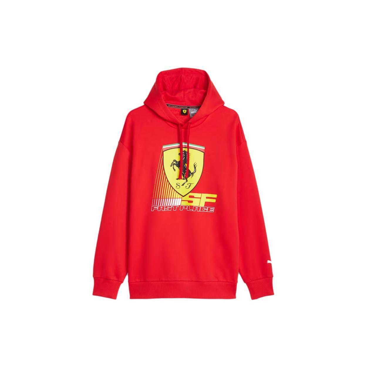 Puma Ferrari Graphic Print Long Sleeve Hooded Sweatshirt Men sweatshirt Red 622233-02 L
Puma Ferrari Graphic Print Long Sleeve Hooded Sweatshirt Men sweatshirt Red 622233-02 L