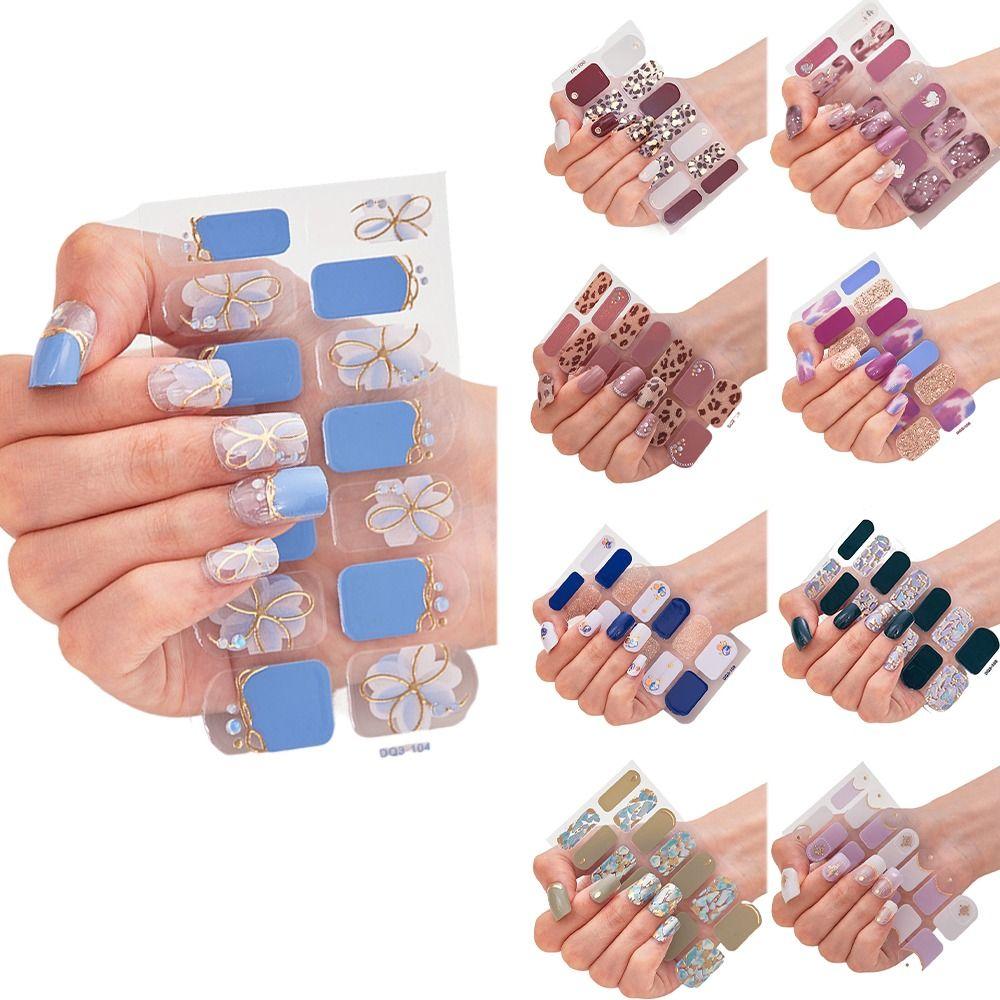 1 аркуш/14 шт. Блискучі гелеві наклейки для нігтів Bling Nail Art Stickers DIY Nail Art Making I
1 аркуш/14 шт. Блискучі гелеві наклейки для нігтів Bling Nail Art Stickers DIY Nail Art Making I