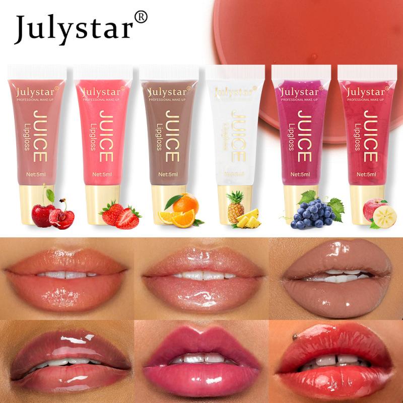 Julystar, натуральное стойкое увлажняющее зеркальное масло для губ, фруктовый, пухлый, увлажняющий блеск для губ
Julystar, натуральное стойкое увлажняющее зеркальное масло для губ, фруктовый, пухлый, увлажняющий блеск для губ