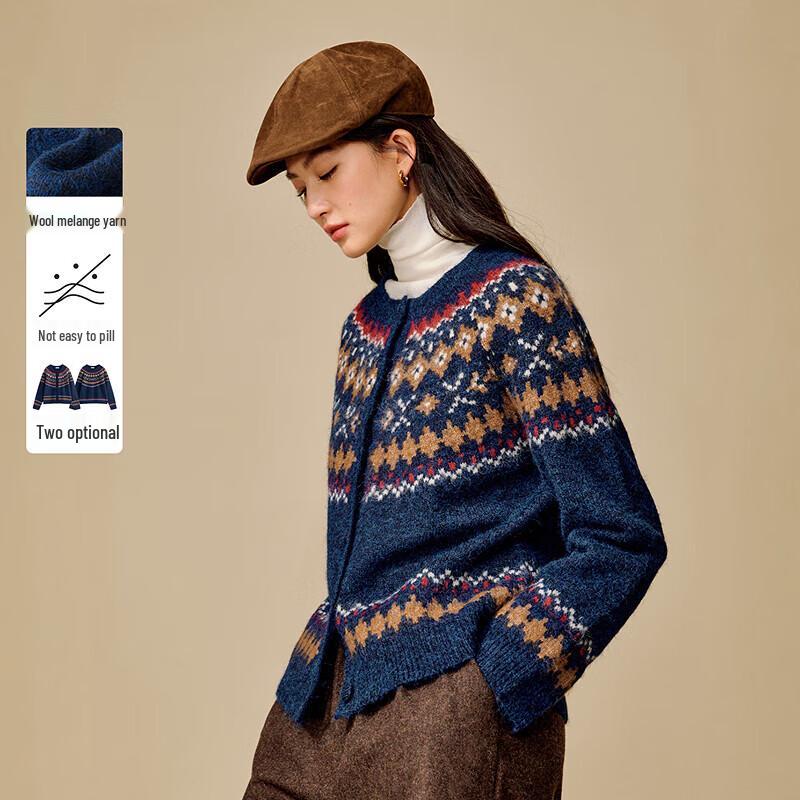 Женский трикотаж INMAN с жаккардовым узором Fair Isle из смесовой шерсти L
Женский трикотаж INMAN с жаккардовым узором Fair Isle из смесовой шерсти L