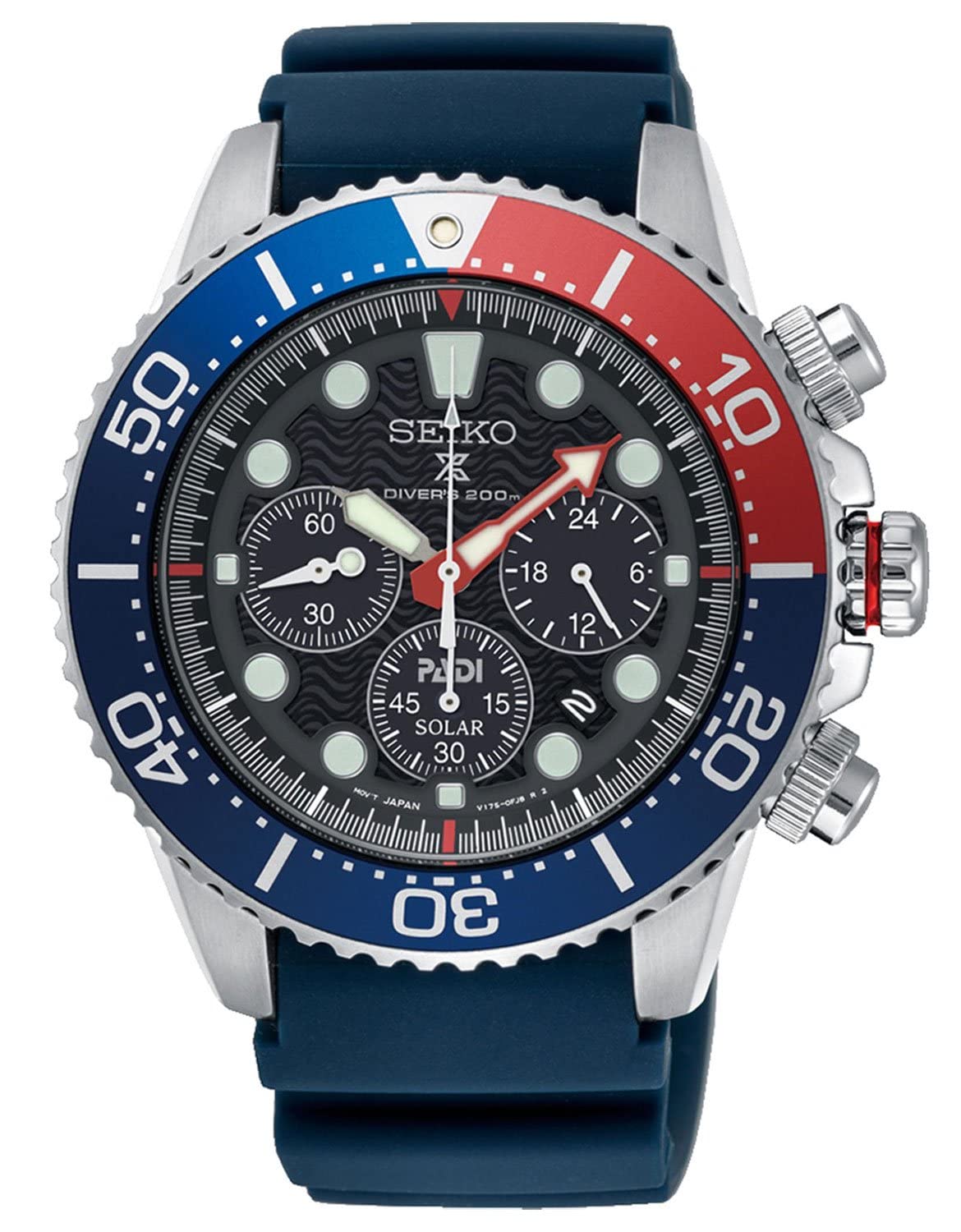 Seiko Padi Prospex Chronograph 200m Bezel Watch Diver s SSC785P1, Diver, Chronograph.
Seiko Padi Prospex Chronograph 200m Bezel Watch Diver s SSC785P1, Diver, Chronograph.