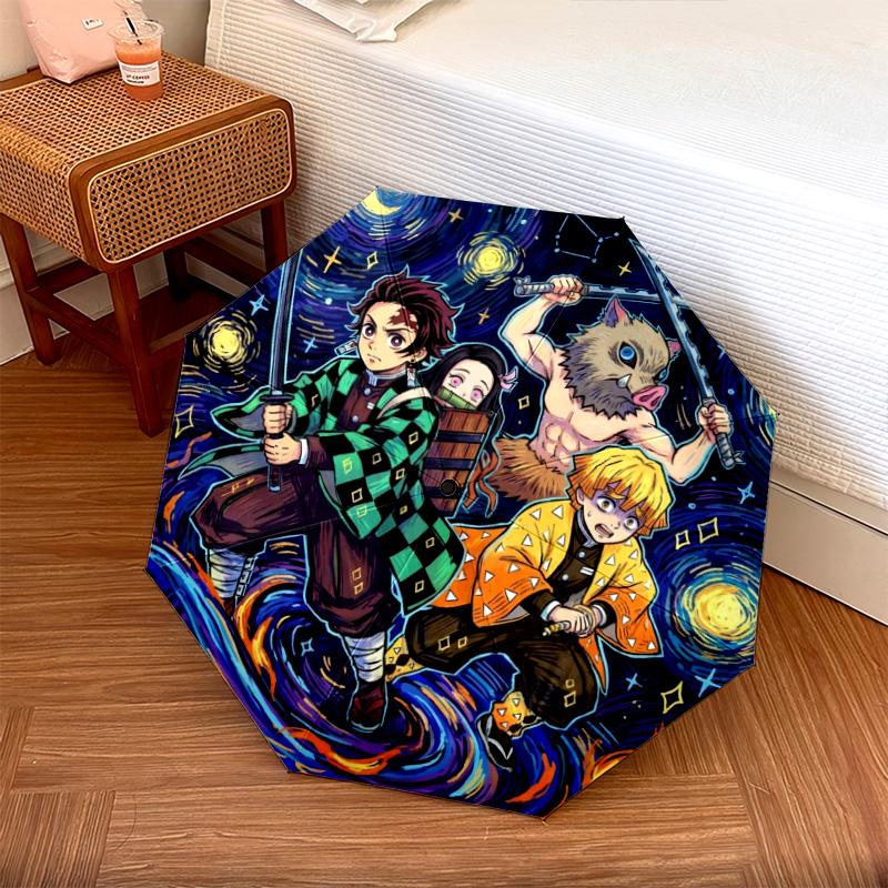 1PC Automatic Folding Umbrella Demon Slayer Tanjiro Pattern 8 Ribs Portable Foldable Travel Umbrella Christmas Birthday Gift разноцветный
1PC Automatic Folding Umbrella Demon Slayer Tanjiro Pattern 8 Ribs Portable Foldable Travel Umbrella Christmas Birthday Gift разноцветный