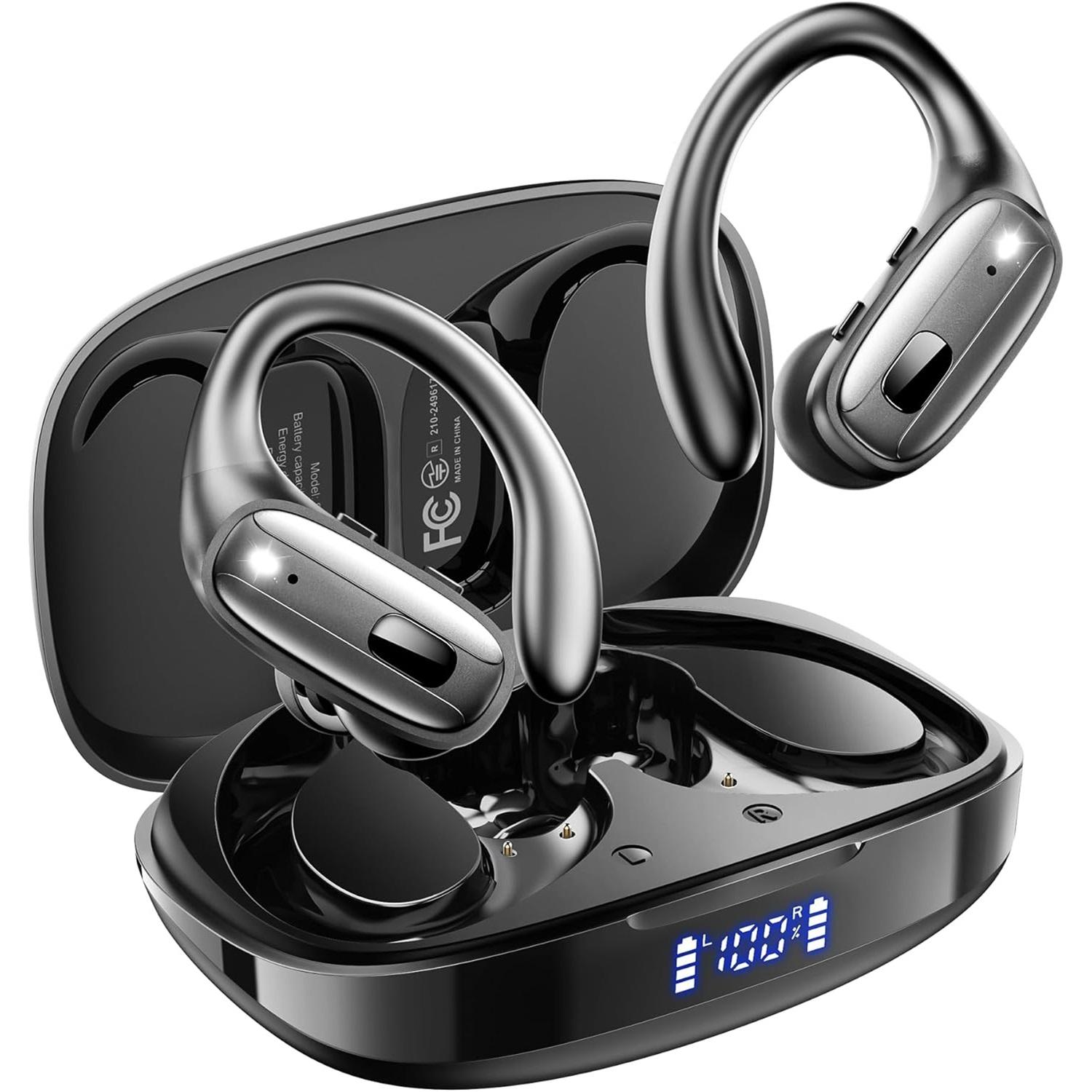 Wireless Earbuds Sports Bluetooth 5.4 Headphones Ear Buds with ENC Noise Canceling Mic, 80Hr Playtime Earphones, Palm-Sized, LED Power IPX7 Headset
Wireless Earbuds Sports Bluetooth 5.4 Headphones Ear Buds with ENC Noise Canceling Mic, 80Hr Playtime Earphones, Palm-Sized, LED Power IPX7 Headset