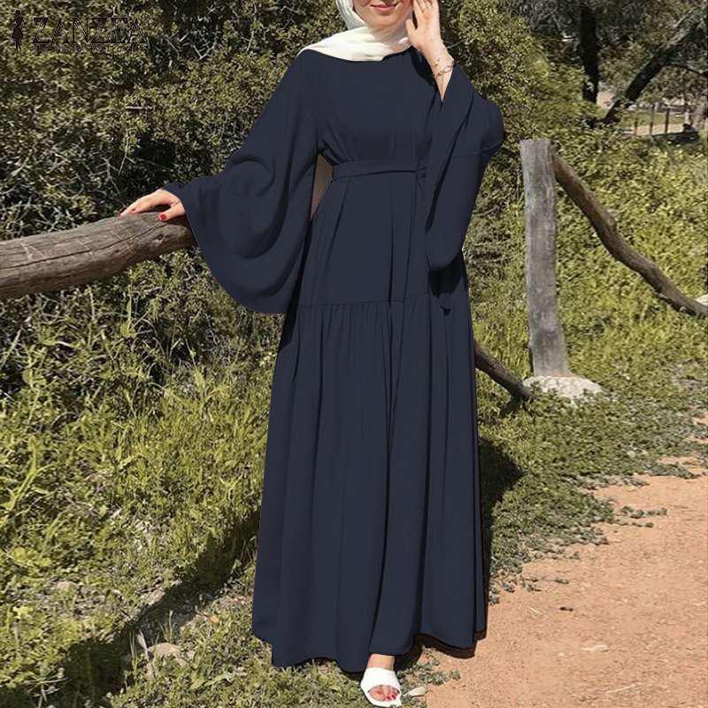 2022 Plain Color Long Sleeve Belted Dress with Round Neck XXL темно-синий
2022 Plain Color Long Sleeve Belted Dress with Round Neck XXL темно-синий