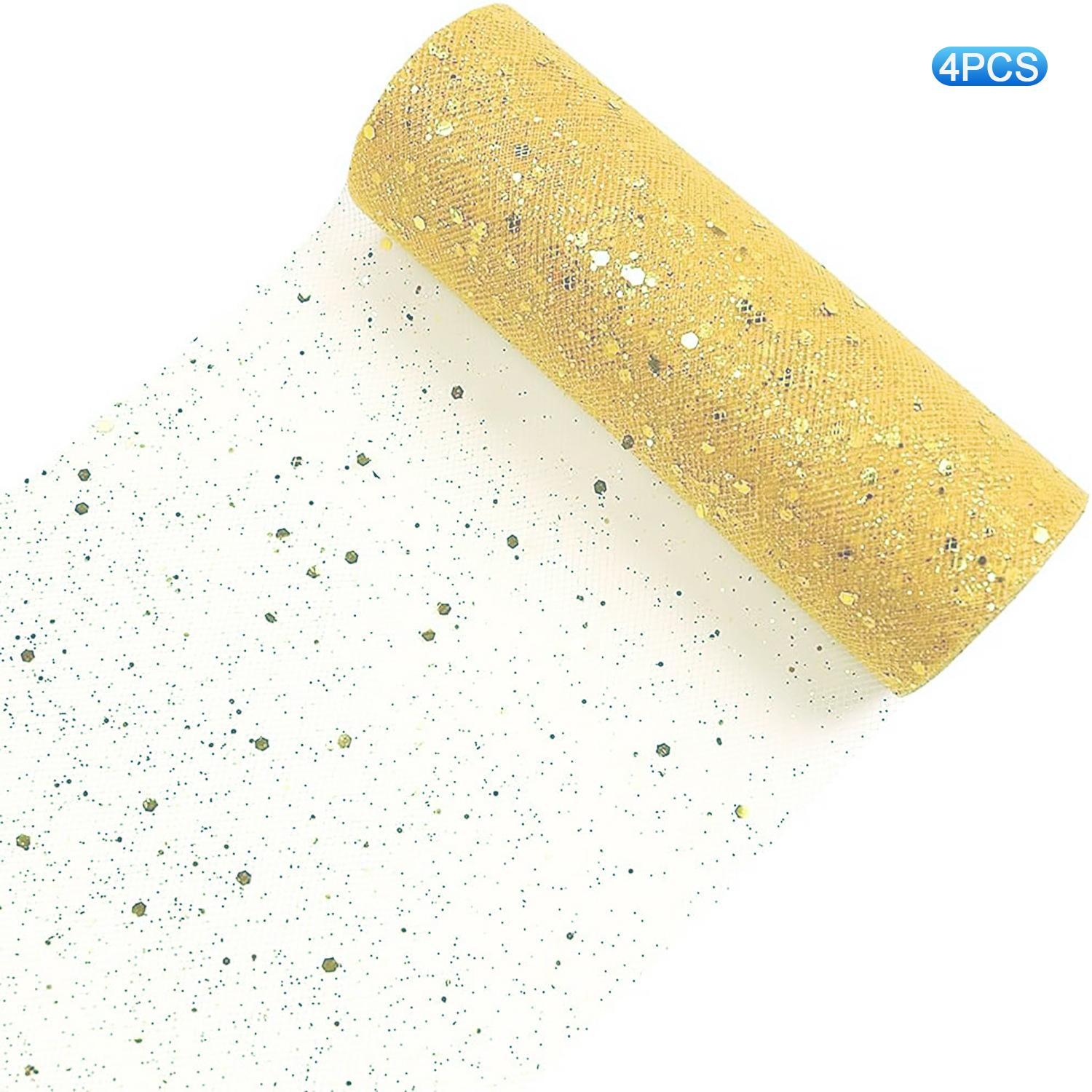 4Pcs 28x45cm Hot Stamping Foil Table Runner Holiday Party Wedding Decor Polyester Mesh Table Flag J
4Pcs 28x45cm Hot Stamping Foil Table Runner Holiday Party Wedding Decor Polyester Mesh Table Flag J