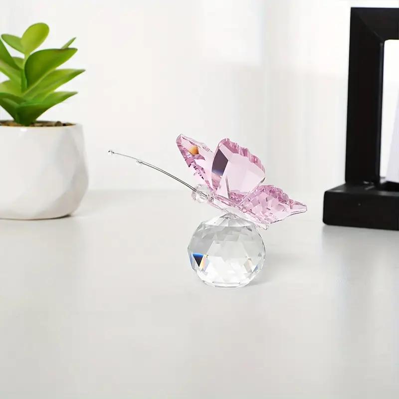 1pc Crystal butterfly with crystal ball base statue collection cut glass decoration statue animal collection home decoration
1pc Crystal butterfly with crystal ball base statue collection cut glass decoration statue animal collection home decoration