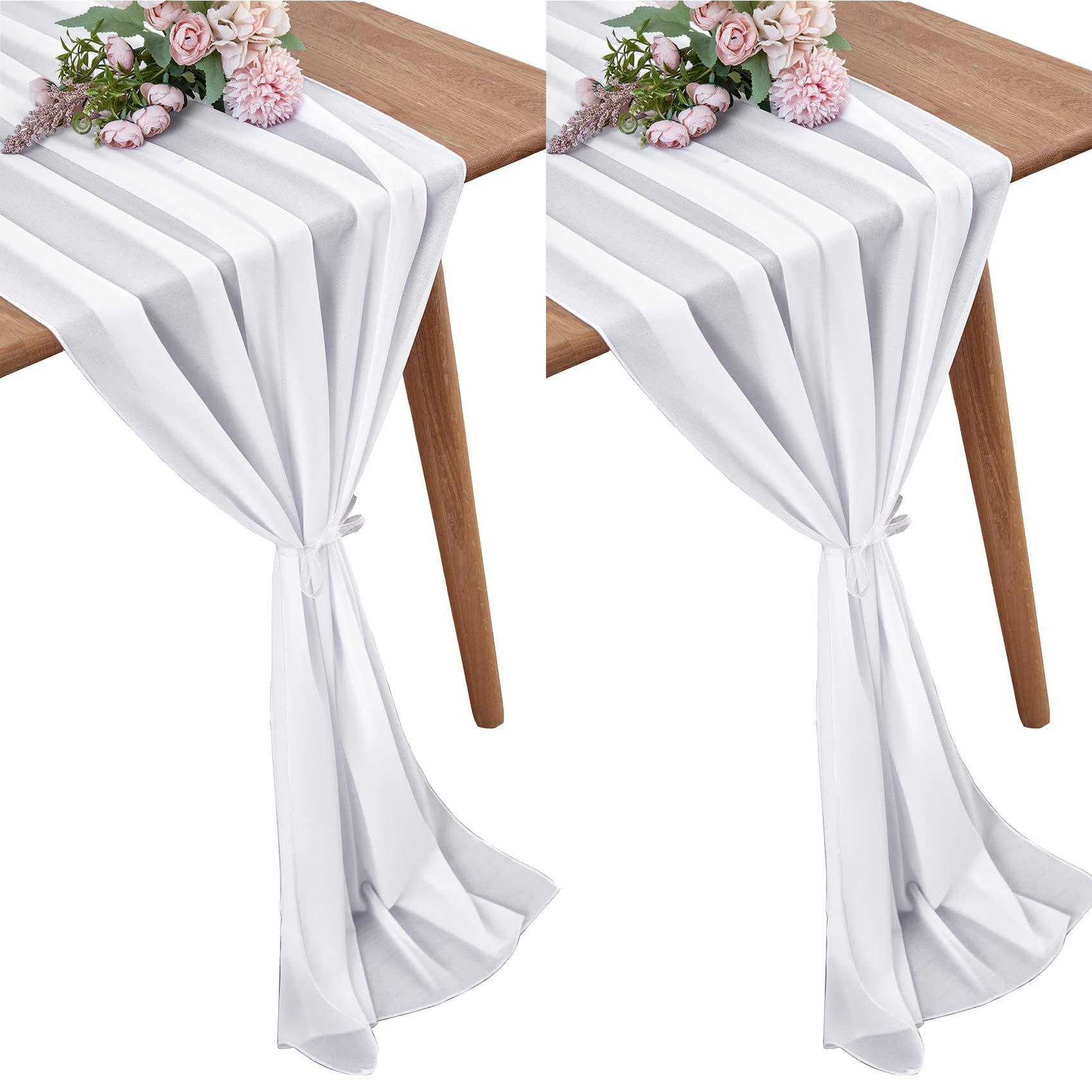 2/10 pcs Pearl Chiffon Table Runner European Simple Style Solid Color Table Runner Hotel Wedding Banquet Dining-Table Decoration
2/10 pcs Pearl Chiffon Table Runner European Simple Style Solid Color Table Runner Hotel Wedding Banquet Dining-Table Decoration