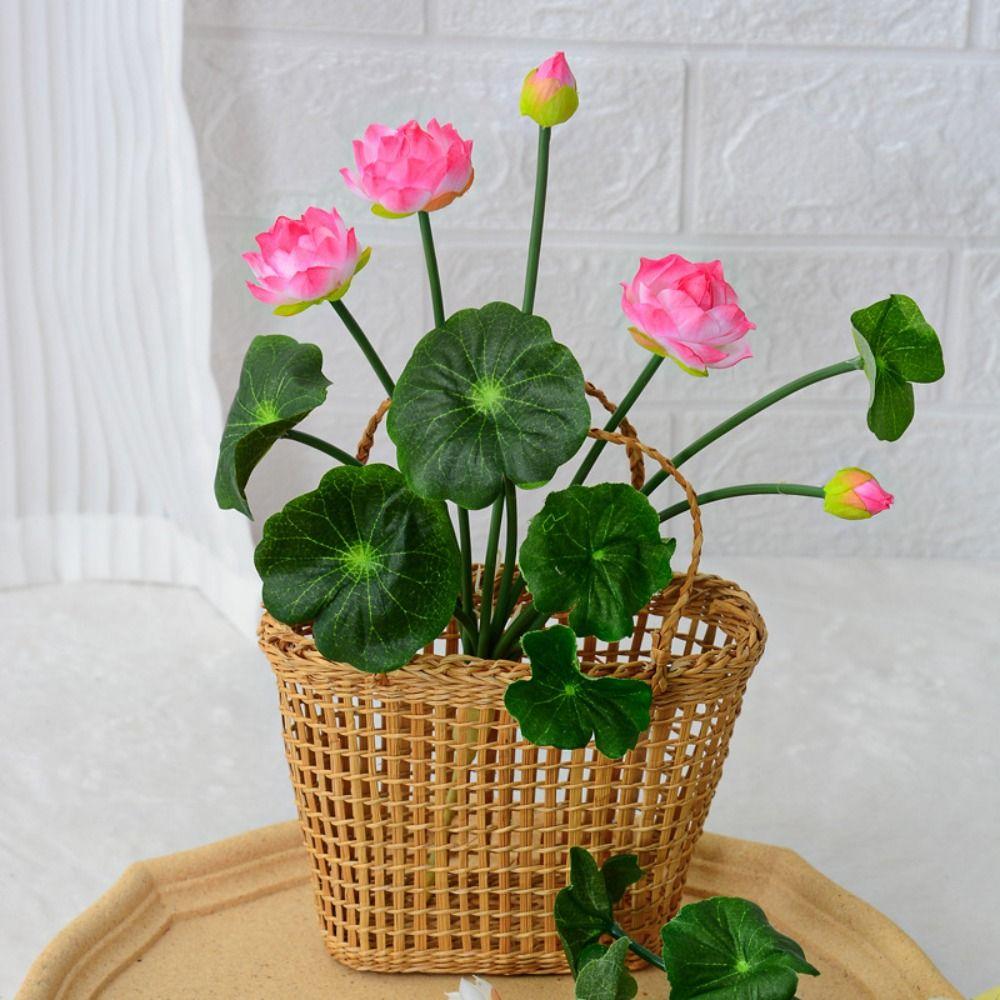 Lifelike Artificial Lotus Flower Plastic Simulation Lotus Fake Flowers Mini Silk Lotus Fish Tank
Lifelike Artificial Lotus Flower Plastic Simulation Lotus Fake Flowers Mini Silk Lotus Fish Tank