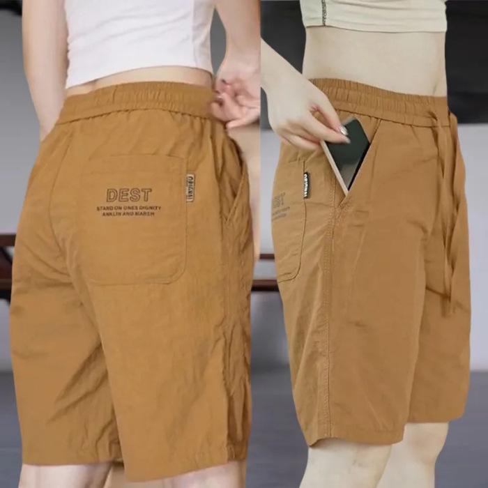 Unisex Quick-Dry Ice Silk Sports Shorts, Summer Lightweight Casual Pants, New Cross-Border Style, Plus Size Five-Point Letter Design 4XL
Unisex Quick-Dry Ice Silk Sports Shorts, Summer Lightweight Casual Pants, New Cross-Border Style, Plus Size Five-Point Letter Design 4XL