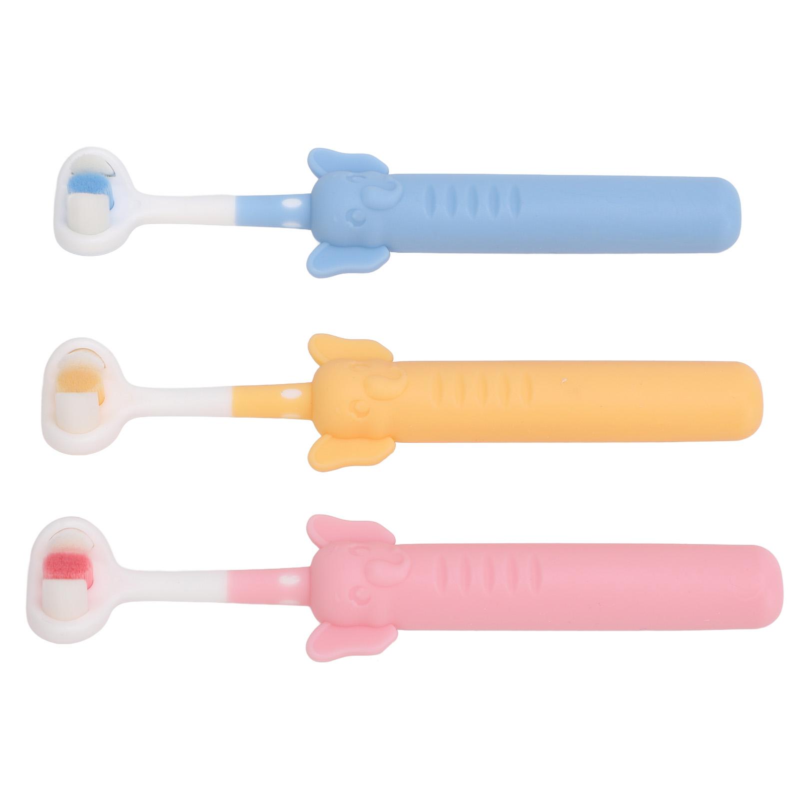 3Pcs 3 Sided Toddler Toothbrush Gentle Soft Bristles Kids Toothbrush Autism Sensory Toothbrush for 2 to 12 Years Old Children
3Pcs 3 Sided Toddler Toothbrush Gentle Soft Bristles Kids Toothbrush Autism Sensory Toothbrush for 2 to 12 Years Old Children