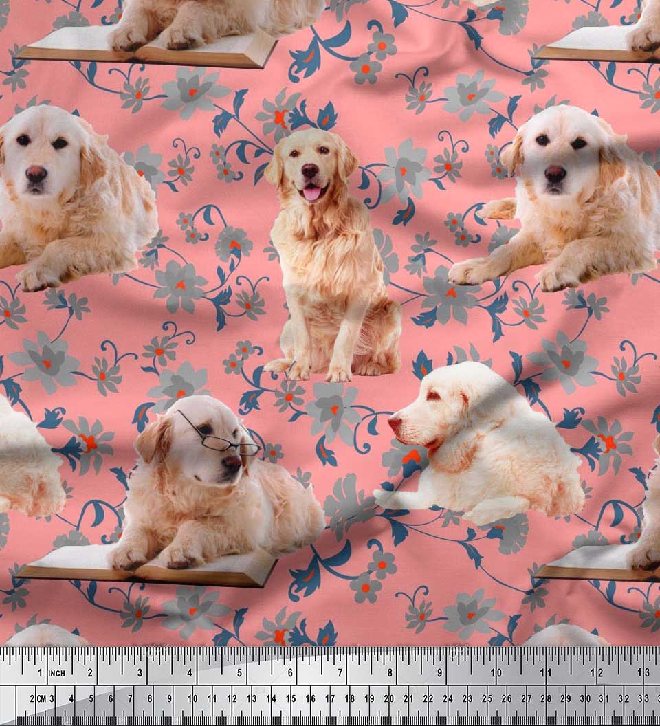 Японська креп-атласна тканина Soimoi з квітами, книгами та декором для собак золотистого ретрівера, метр, 42 дюйми 42 Inch Wide - Poly Crepe помаранчевий
Японська креп-атласна тканина Soimoi з квітами, книгами та декором для собак золотистого ретрівера, метр, 42 дюйми 42 Inch Wide - Poly Crepe помаранчевий