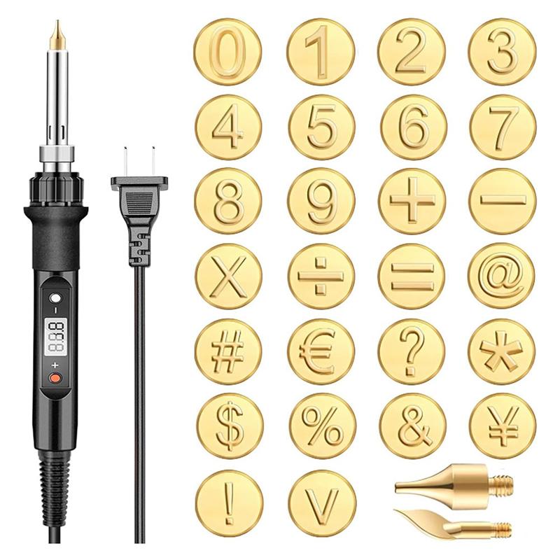 B98A-Wood Burning Kit With Letters,DIY Wood/Leather Burning Set, Letter Soldering Iron Stencils Kit Tool US Plug
B98A-Wood Burning Kit With Letters,DIY Wood/Leather Burning Set, Letter Soldering Iron Stencils Kit Tool US Plug