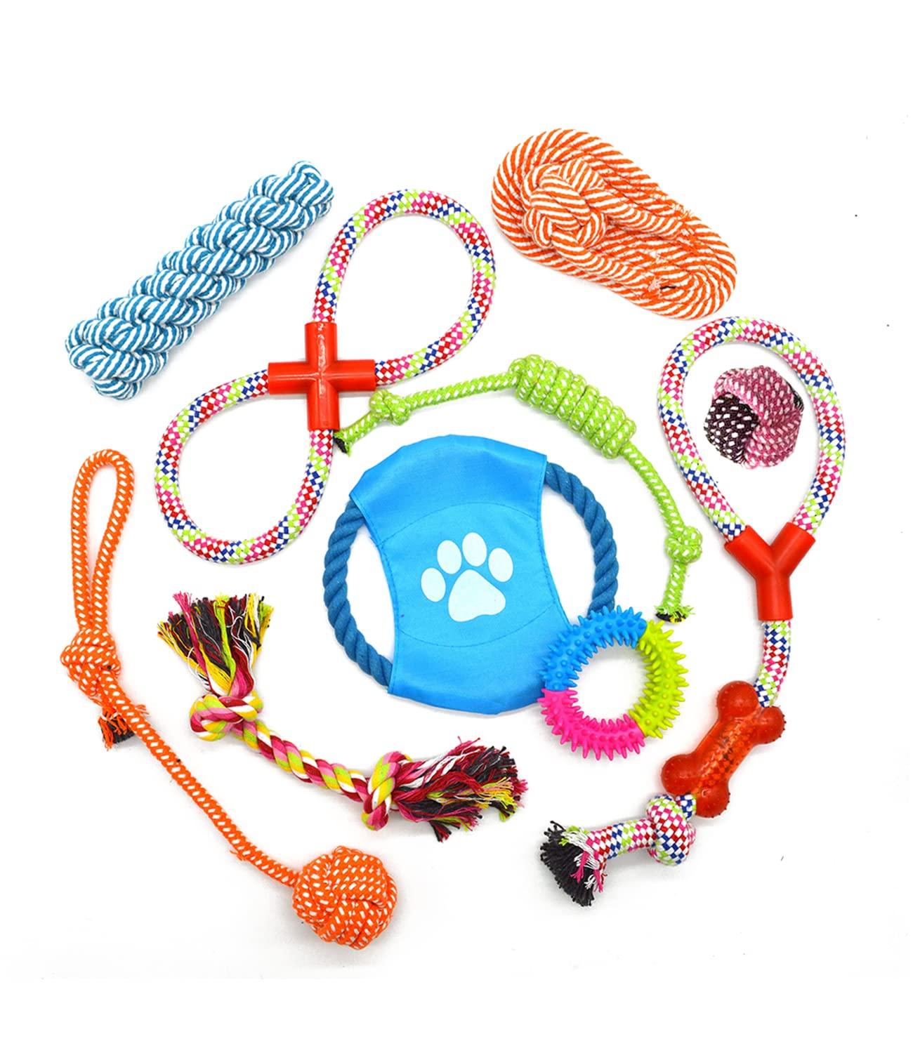 PetGround Dog Toys Набор из прочных игрушек для собак, маленьких, средних и больших, обучающих жевательных игрушек для кошек, 10 игрушек, Собаки, Собаки, Собаки, Игрушки, Веревка, Мяч, Фрисби,
PetGround Dog Toys Набор из прочных игрушек для собак, маленьких, средних и больших, обучающих жевательных игрушек для кошек, 10 игрушек, Собаки, Собаки, Собаки, Игрушки, Веревка, Мяч, Фрисби,