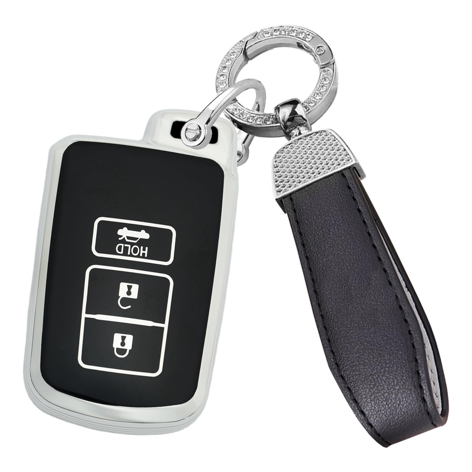 For Toyota, Key Case, Key Holder, Key Protection, Compatible with Toyota, Harrier, Alphard, Esquia, Compatible with car genuine чорний
For Toyota, Key Case, Key Holder, Key Protection, Compatible with Toyota, Harrier, Alphard, Esquia, Compatible with car genuine чорний