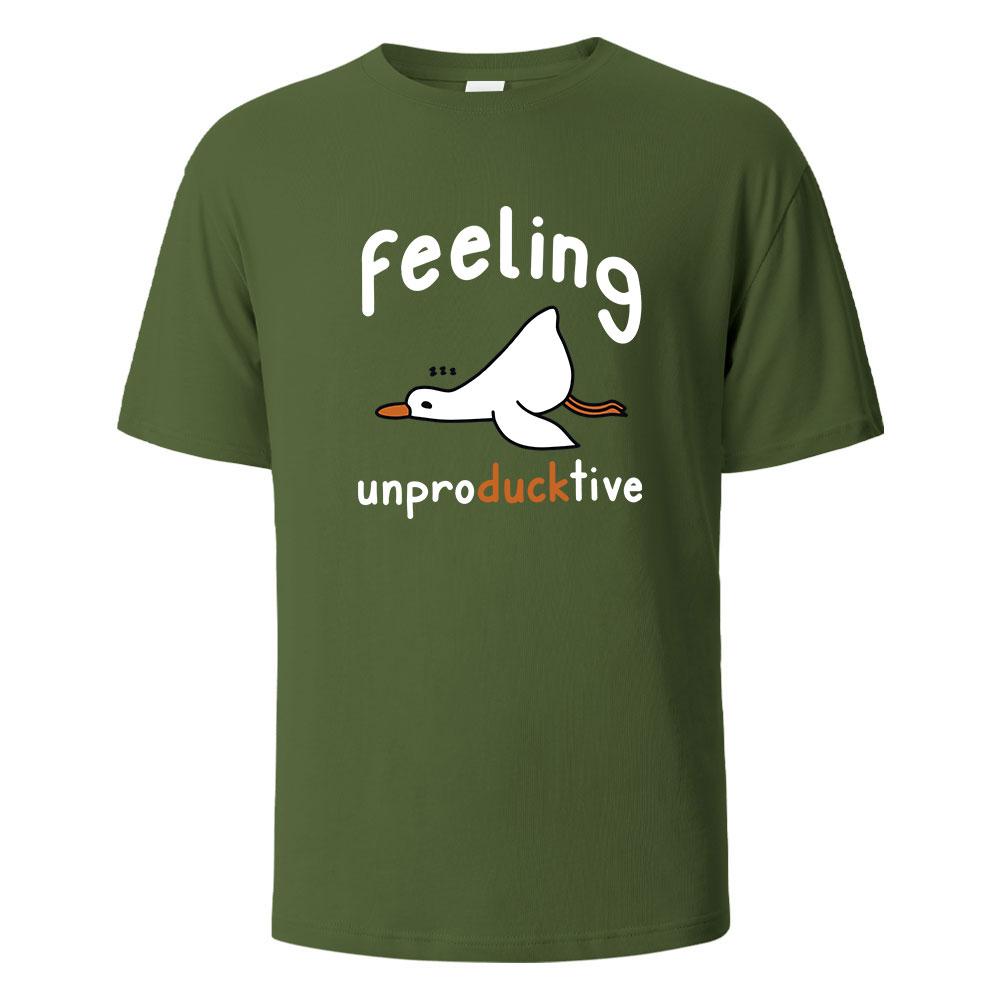 Feeling Unproducktive Print TShirt Casual Short sleeved Streetwear Tops Summer Tees For Men Women 100 Cotton Oneck Oversize 3XL
Feeling Unproducktive Print TShirt Casual Short sleeved Streetwear Tops Summer Tees For Men Women 100 Cotton Oneck Oversize 3XL