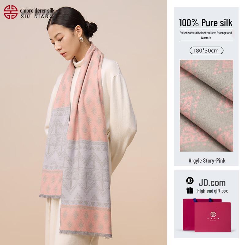 Women s Mulberry Silk Velvet Scarf & Shawl Gift Set 180x30cm
Women s Mulberry Silk Velvet Scarf & Shawl Gift Set 180x30cm