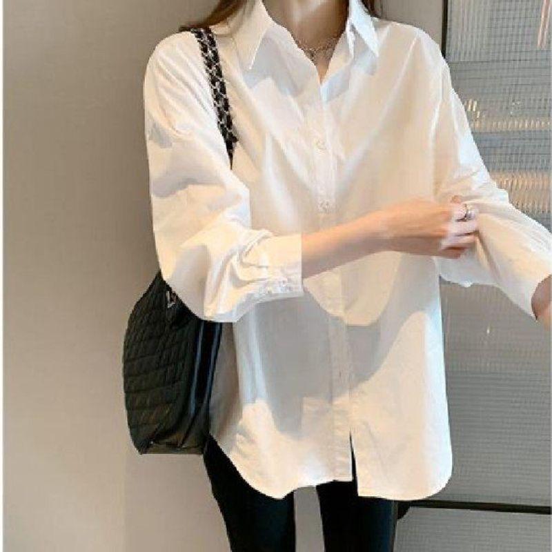 Uniform Shirt Basic Long-Sleeved White Shirt for Women New Versatile Basic Style Workwear Inner Wear Retro Shirt for Women White S
Uniform Shirt Basic Long-Sleeved White Shirt for Women New Versatile Basic Style Workwear Inner Wear Retro Shirt for Women White S
