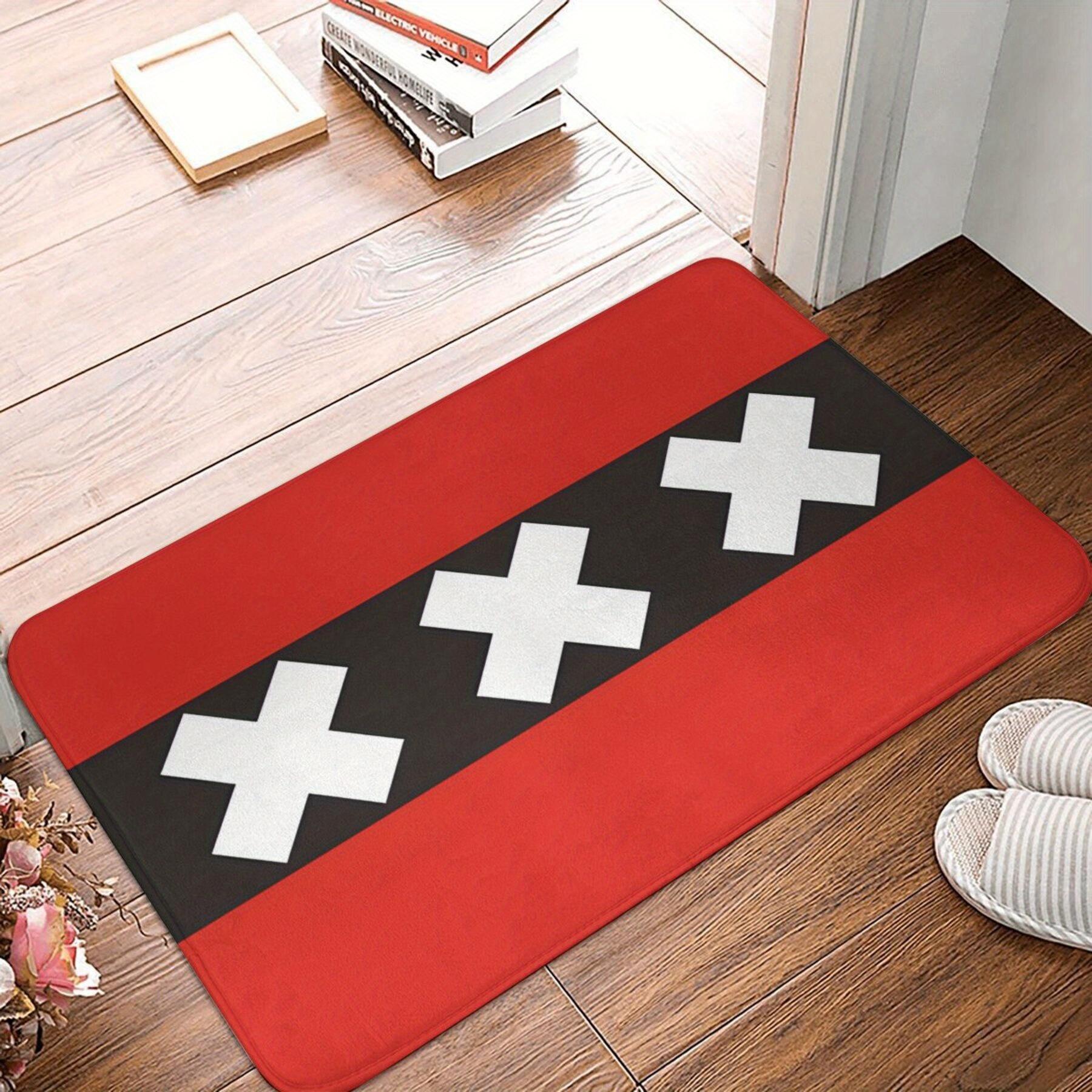 Amsterdam City Flag Rectangular Area Rug, Iconic Triple Cross XXX Floor Mat, Non-Slip Washable Carpet for Living Room & Balcony 40x60cm
Amsterdam City Flag Rectangular Area Rug, Iconic Triple Cross XXX Floor Mat, Non-Slip Washable Carpet for Living Room & Balcony 40x60cm