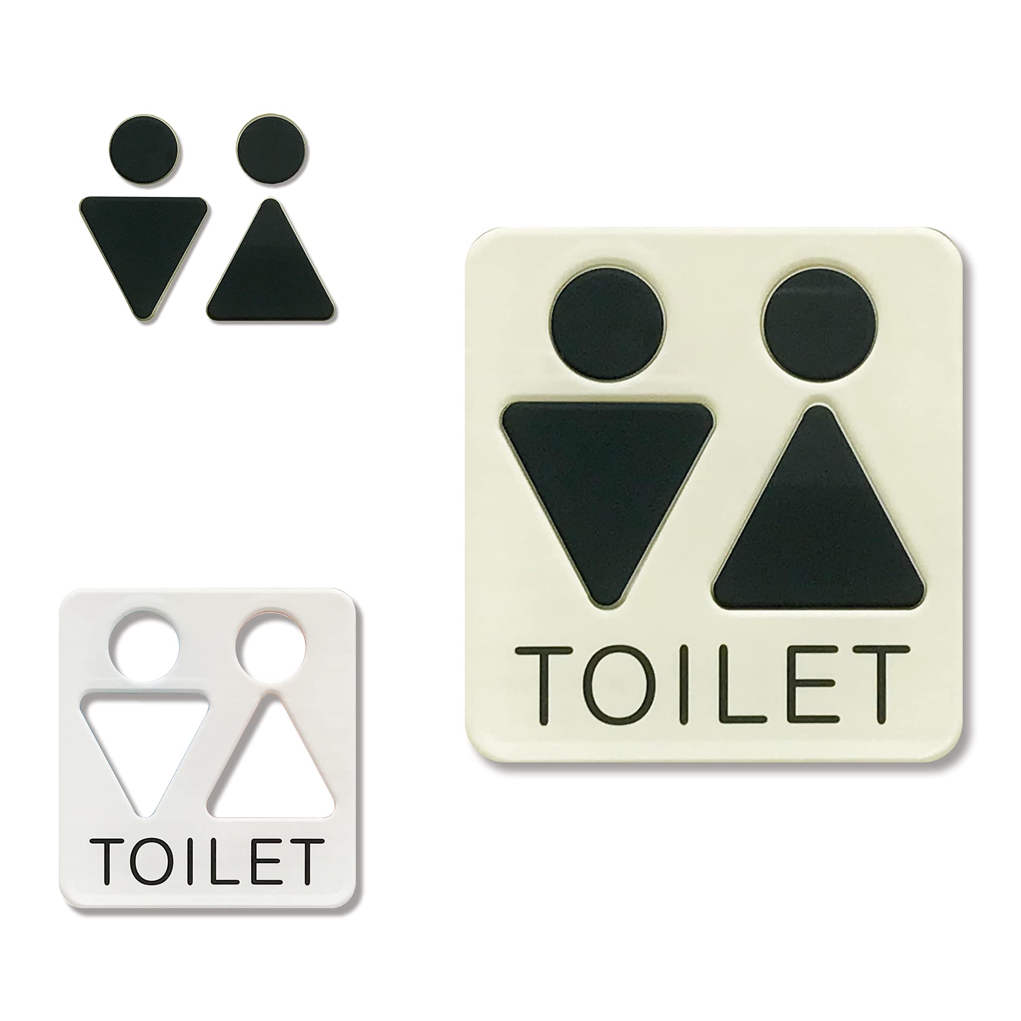 Art Design Toilet Sign, Acrylic, Stylish, Made in Japan (Black, SANKAKU)
Art Design Toilet Sign, Acrylic, Stylish, Made in Japan (Black, SANKAKU)