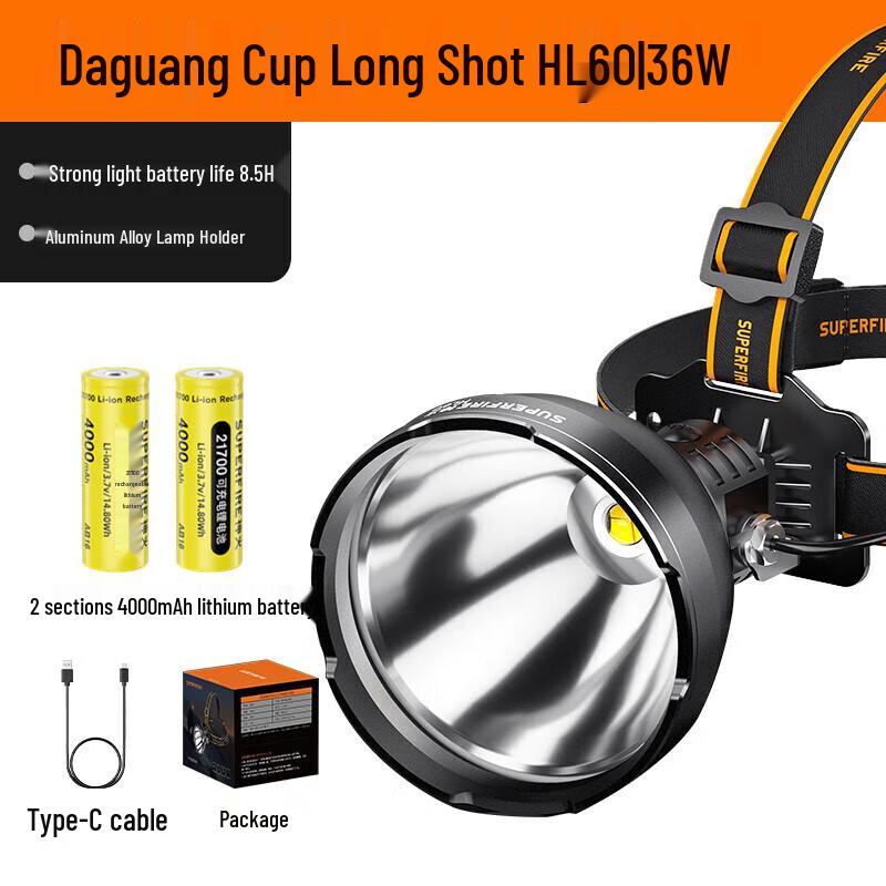 SupFire HL60 High-Power LED Rechargeable Headlamp
SupFire HL60 High-Power LED Rechargeable Headlamp