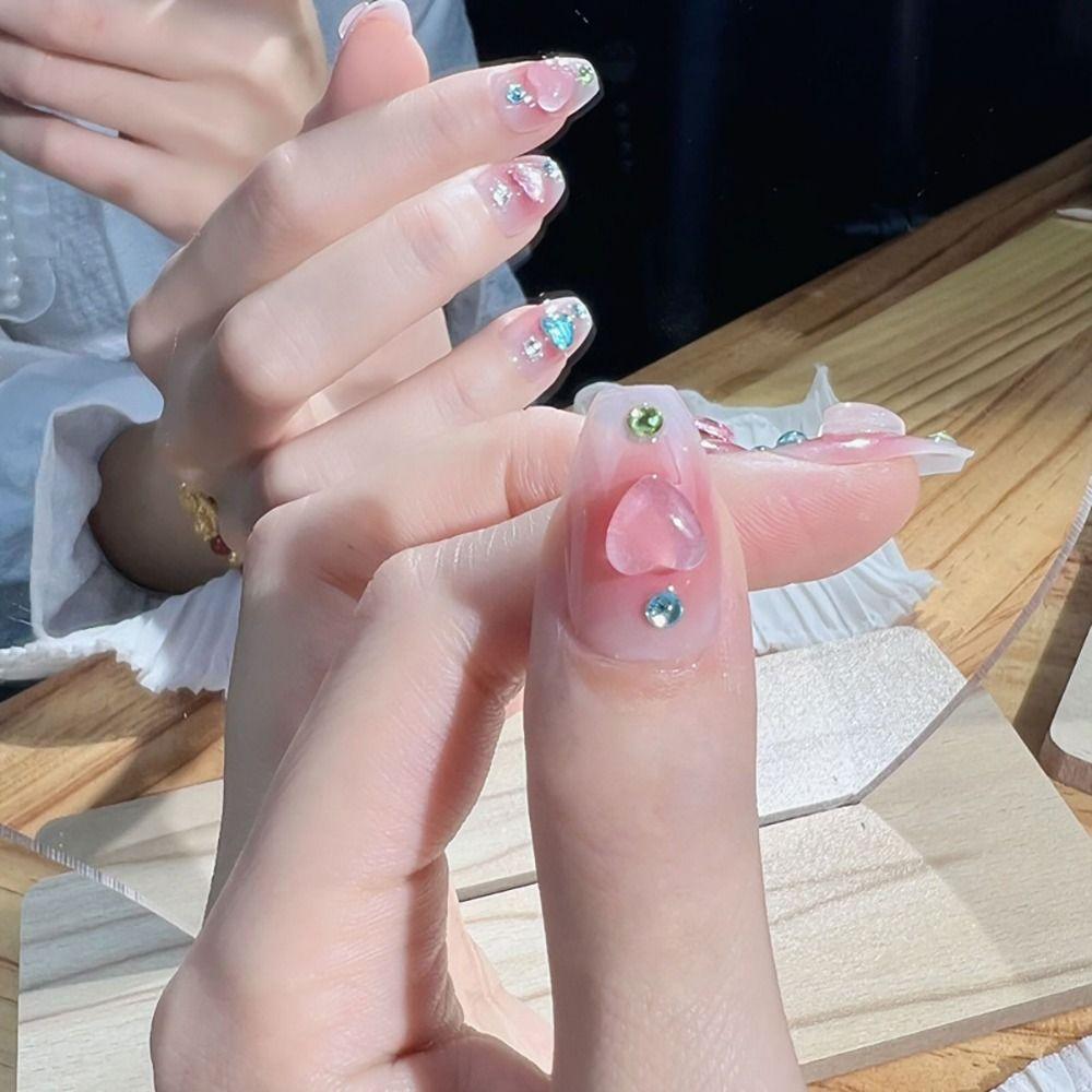 24pcs Full Cover Pink False Nails Color Changing Press on Nails Fashion French Style Nails Girl
24pcs Full Cover Pink False Nails Color Changing Press on Nails Fashion French Style Nails Girl
