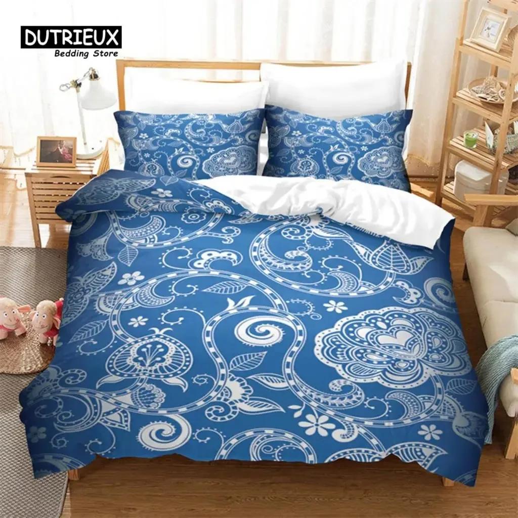 Mandala Duvet Cover Geometric Floral Print Bedding Set Queen Size Bohemian Style Pillowcases For Kids Adults Bedroom Decorative 70x133cm 2pcs
Mandala Duvet Cover Geometric Floral Print Bedding Set Queen Size Bohemian Style Pillowcases For Kids Adults Bedroom Decorative 70x133cm 2pcs