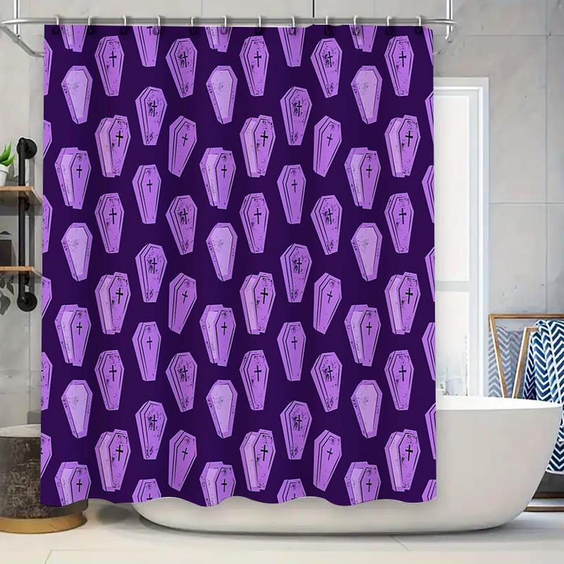 Gothic Coffin Shower Curtain Purple Halloween Decor Dark Academia Aesthetic Horror Room Divider Spooky Vibes Macabre Home Decor W60H190(CM)-1 Pcs
Gothic Coffin Shower Curtain Purple Halloween Decor Dark Academia Aesthetic Horror Room Divider Spooky Vibes Macabre Home Decor W60H190(CM)-1 Pcs