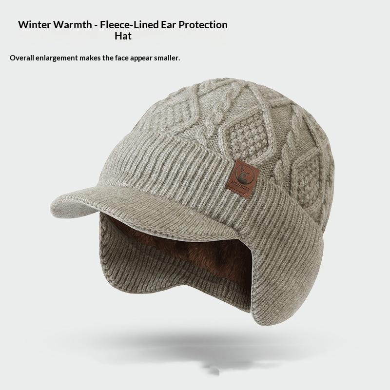 Unisex Winter Plush Fur Lined Earflap Beanie Hat Soft Thick Ski Sports Knitted Cap хакі
Unisex Winter Plush Fur Lined Earflap Beanie Hat Soft Thick Ski Sports Knitted Cap хакі